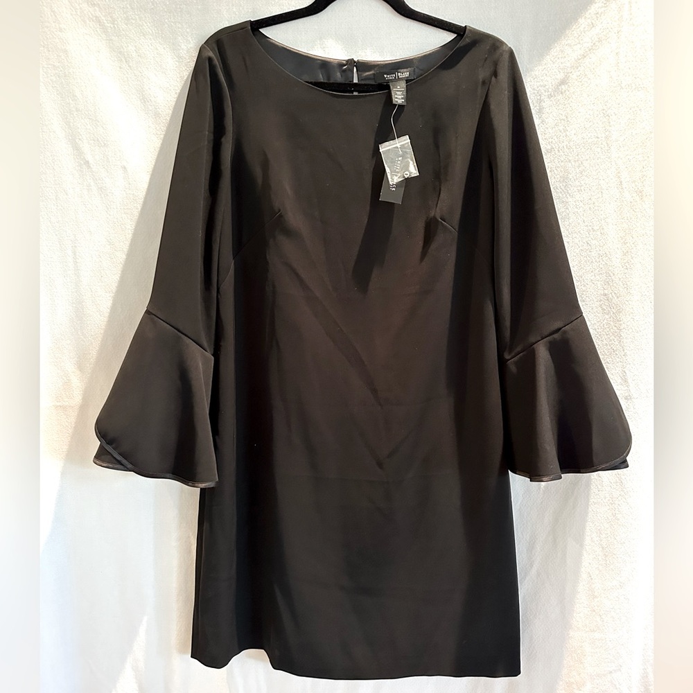 NWT White House black Market black dress, size 14